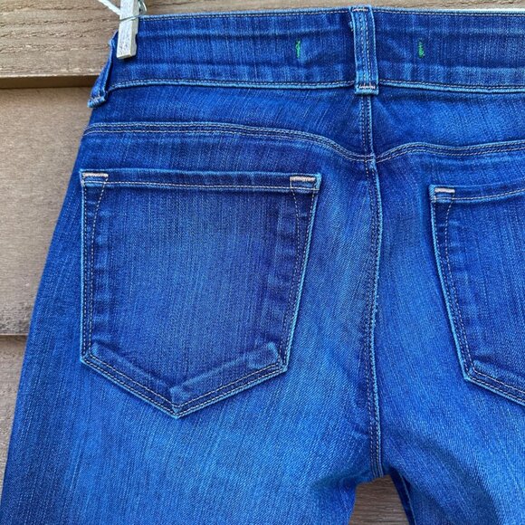 J Brand "Love Story Bell Bottoms" Womens Flared Jeans Size 26 Blue Denim Cotton - Picture 14 of 15